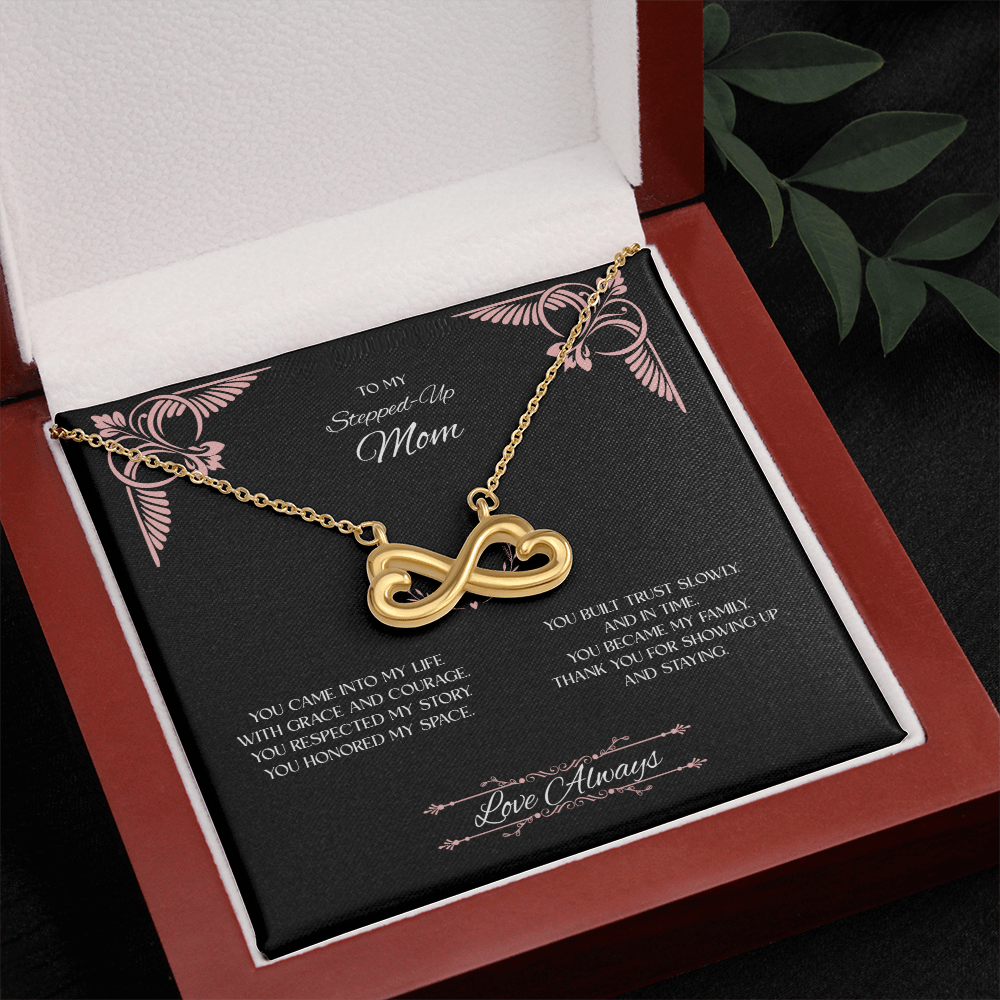 To My Stepped-Up Mom -Endless Love Necklace