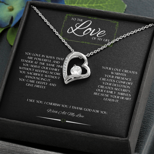 To The Love Of My Life - Forever Love Necklace