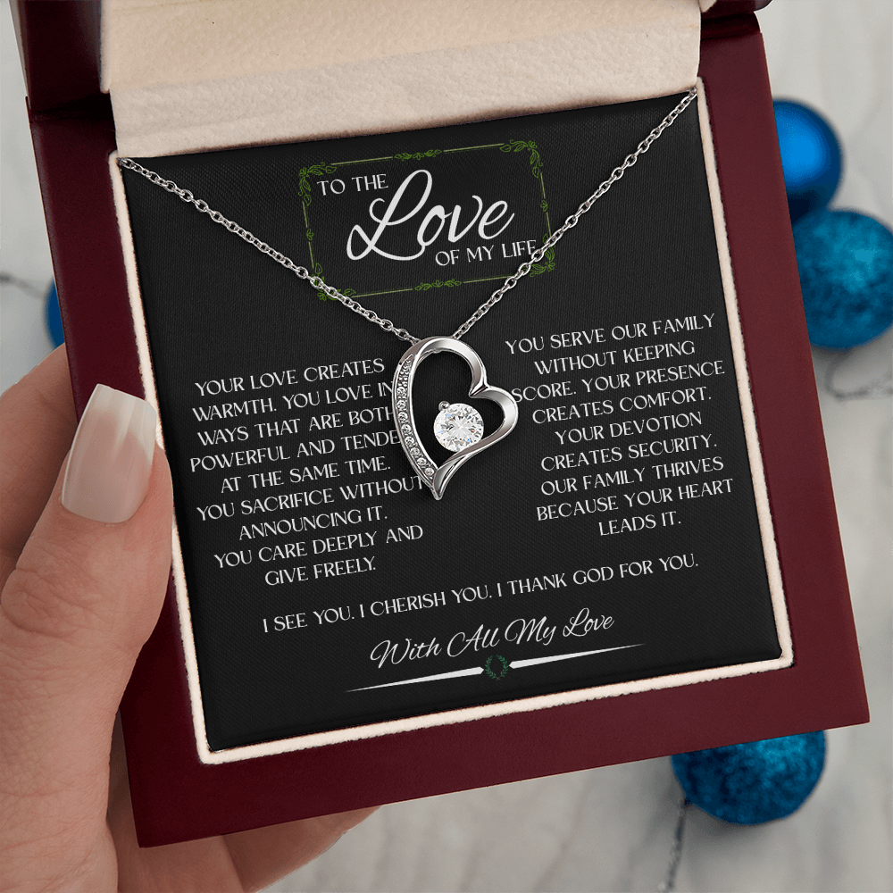 To The Love Of My Life - Forever Love Necklace