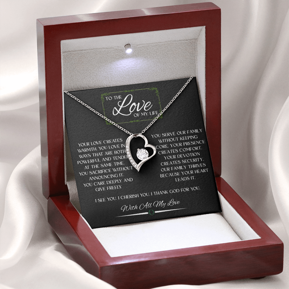 To The Love Of My Life - Forever Love Necklace