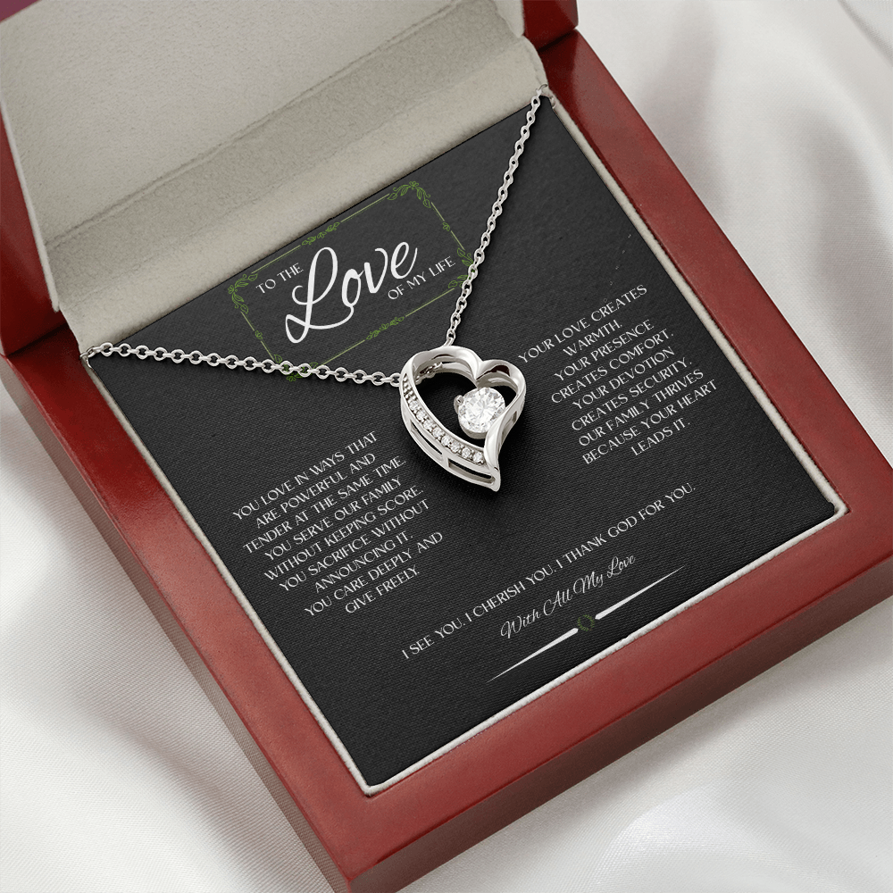 To The Love Of My Life - Forever Love Necklace
