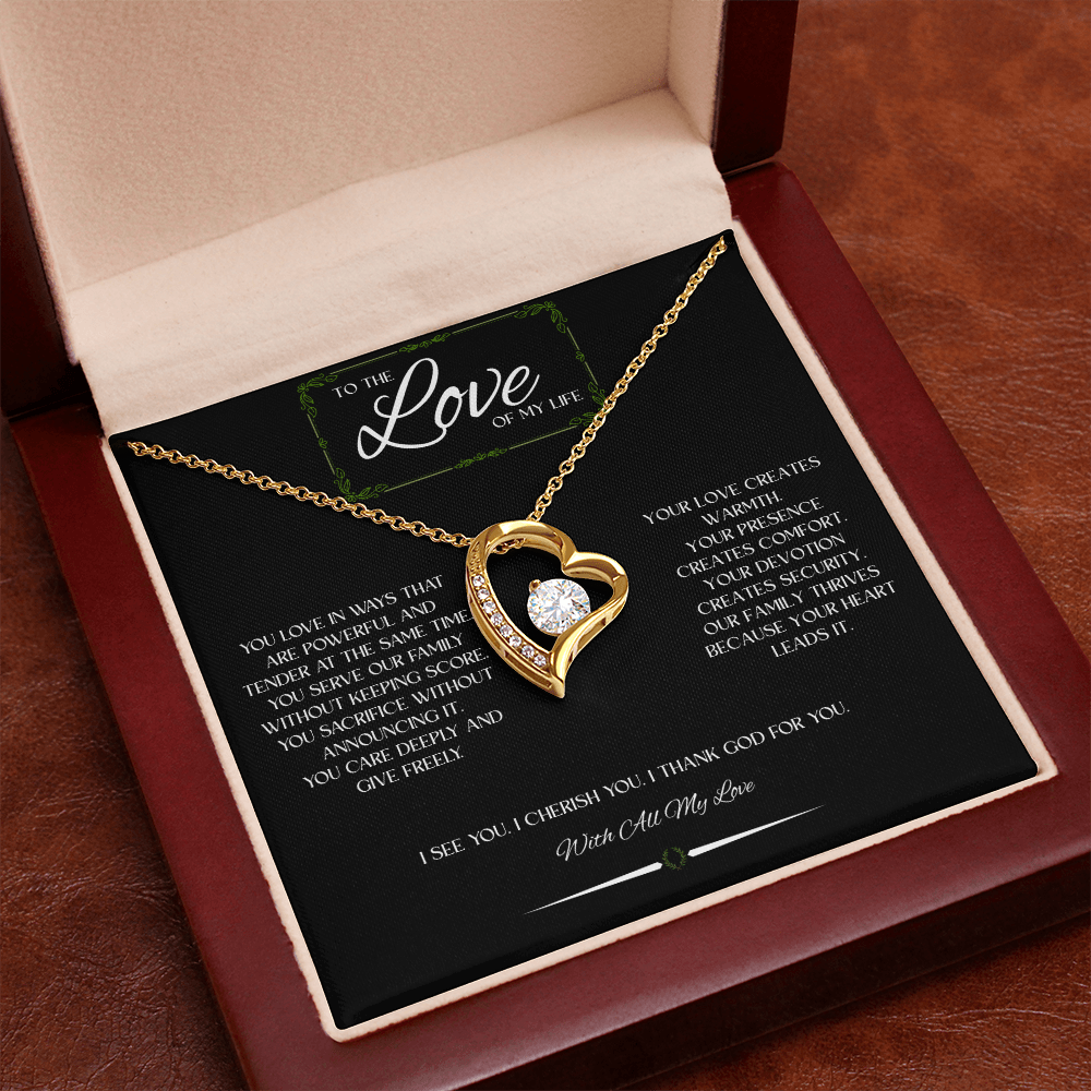 To The Love Of My Life - Forever Love Necklace