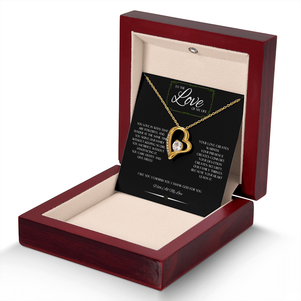 To The Love Of My Life - Forever Love Necklace