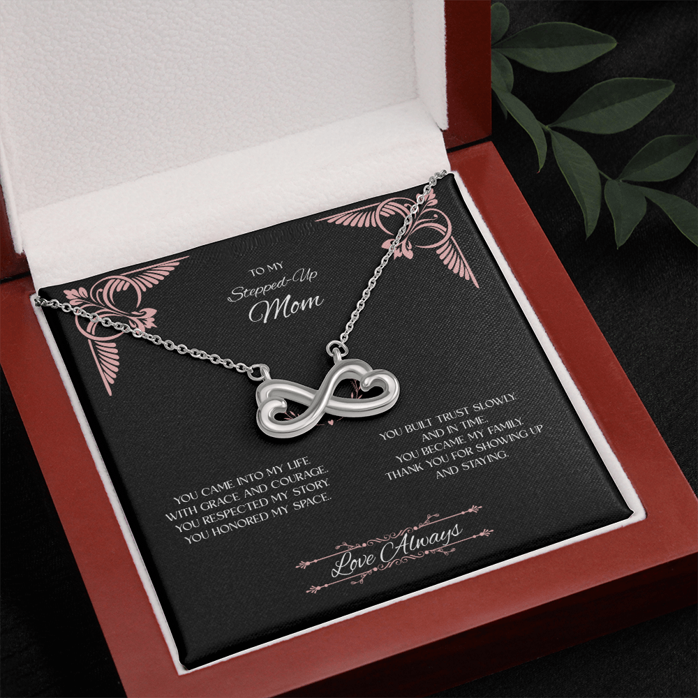 To My Stepped-Up Mom -Endless Love Necklace