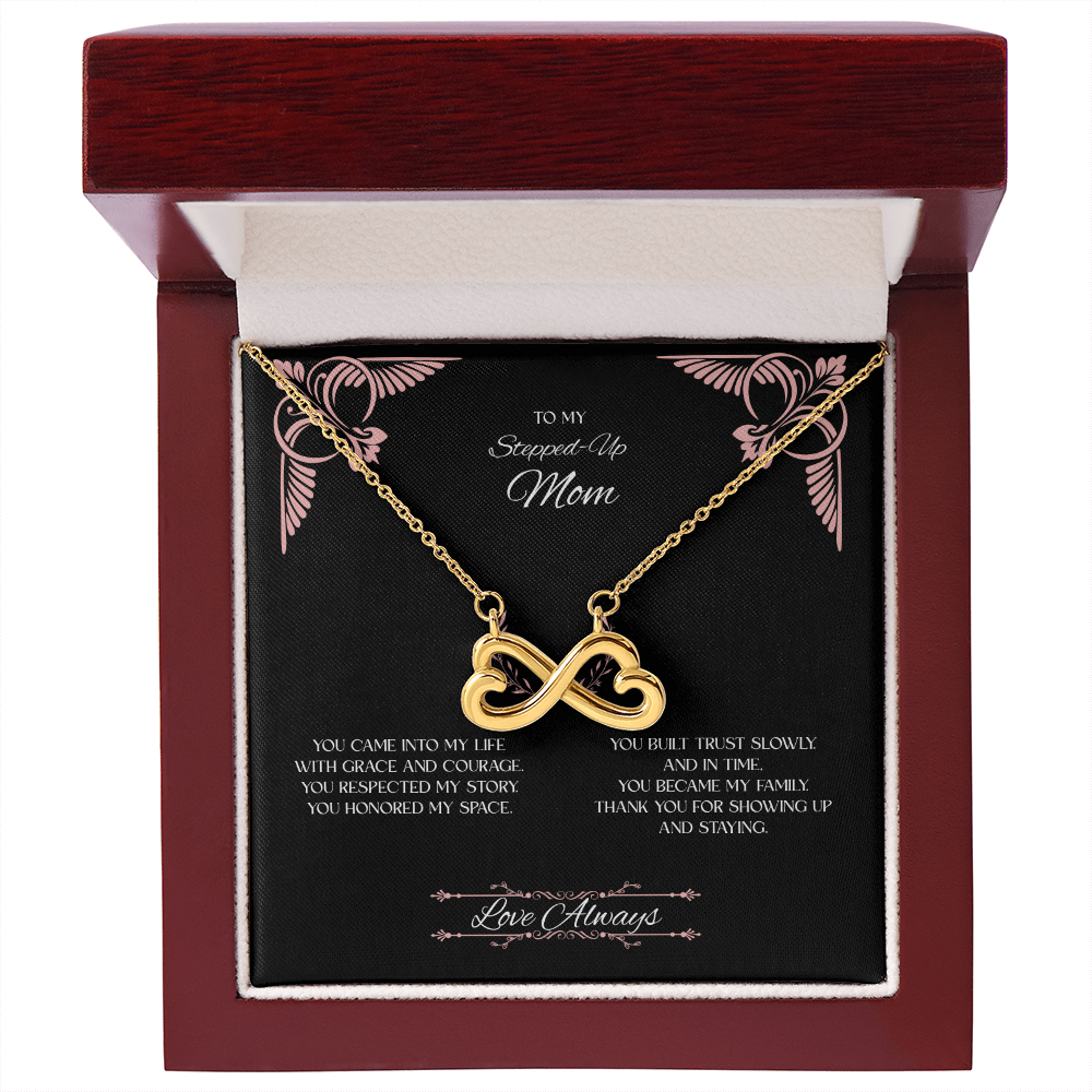 To My Stepped-Up Mom -Endless Love Necklace