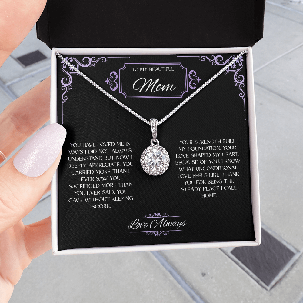 To My Beautiful Mom - Eternal Hope Necklace