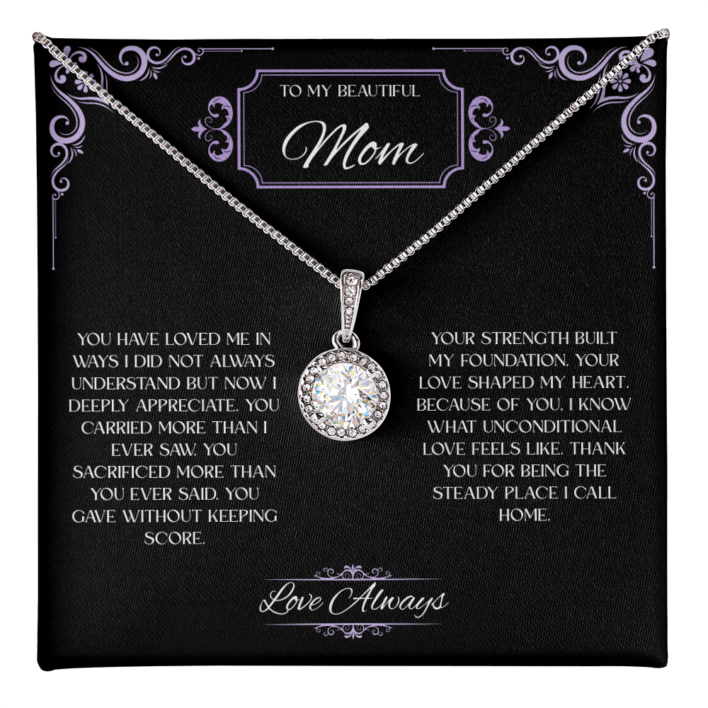 To My Beautiful Mom - Eternal Hope Necklace