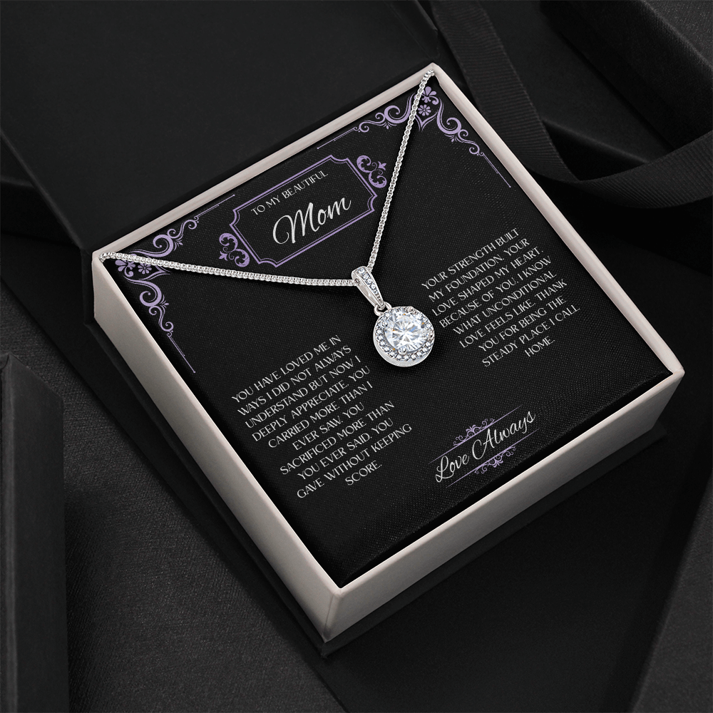 To My Beautiful Mom - Eternal Hope Necklace