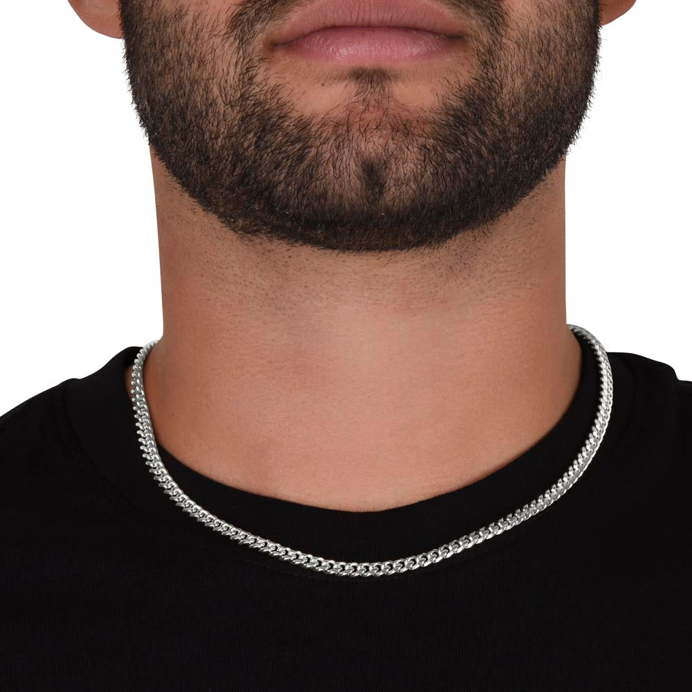 To My Bonus Son -Cuban Link Chain