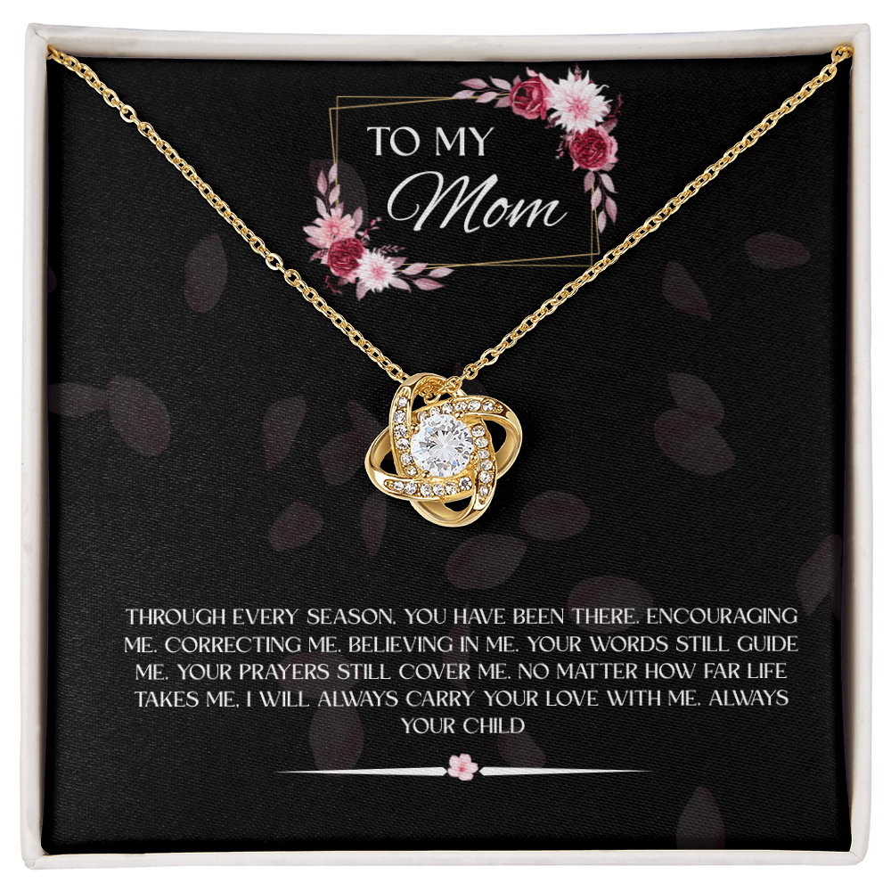 To My Mom - Love Knot Necklace