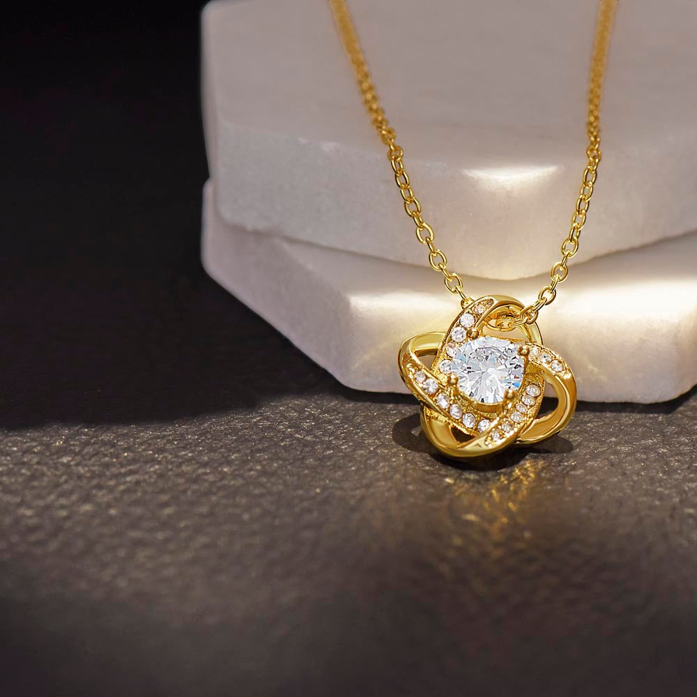 To My Mom - Love Knot Necklace
