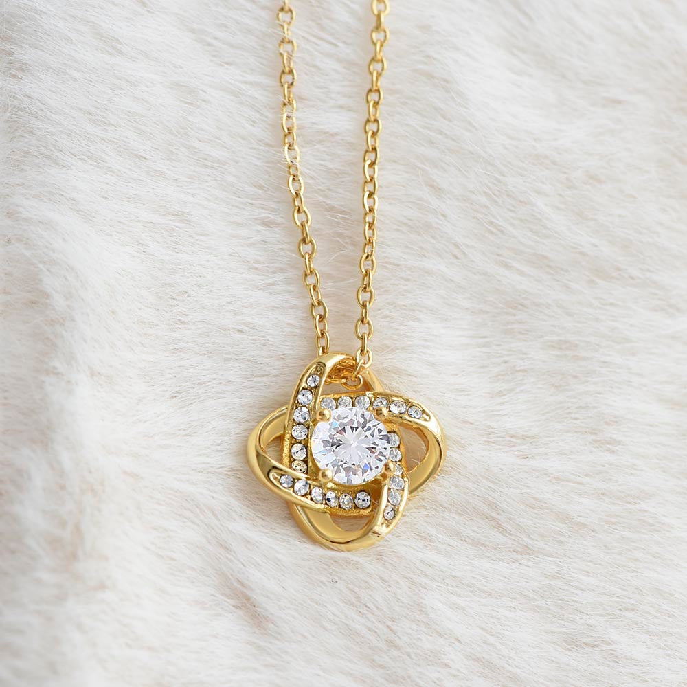 To My Understanding Wife - Love Knot Necklace