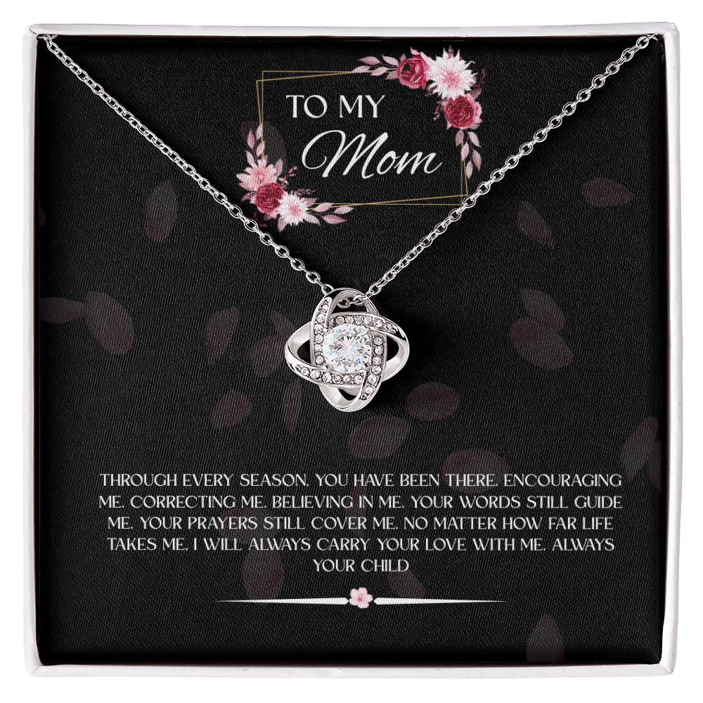 To My Mom - Love Knot Necklace