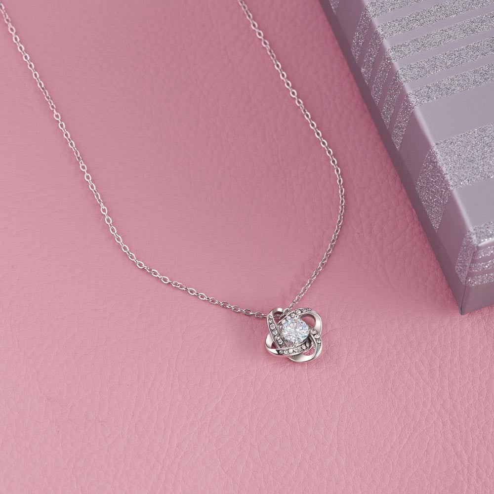 To My Mom - Love Knot Necklace