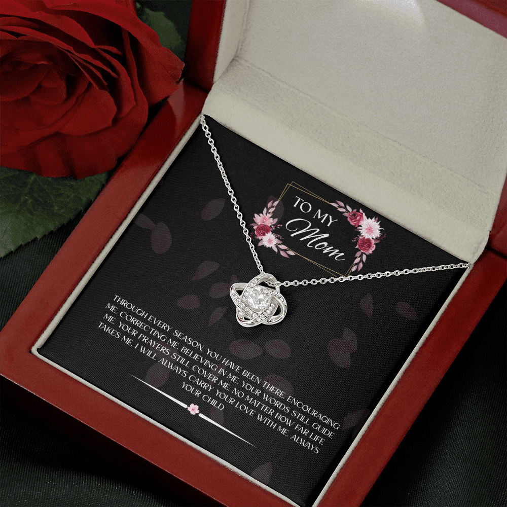To My Mom - Love Knot Necklace