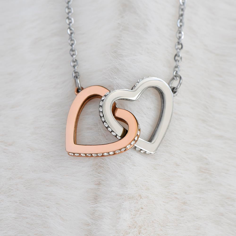 To My Bonus Daughter - Interlocking Hearts
