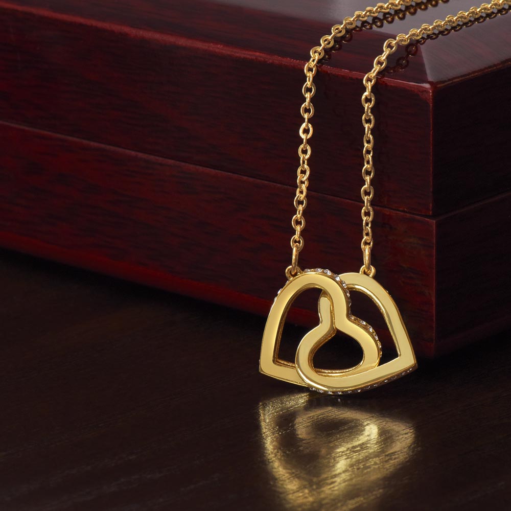 To My Bonus Daughter - Interlocking Hearts