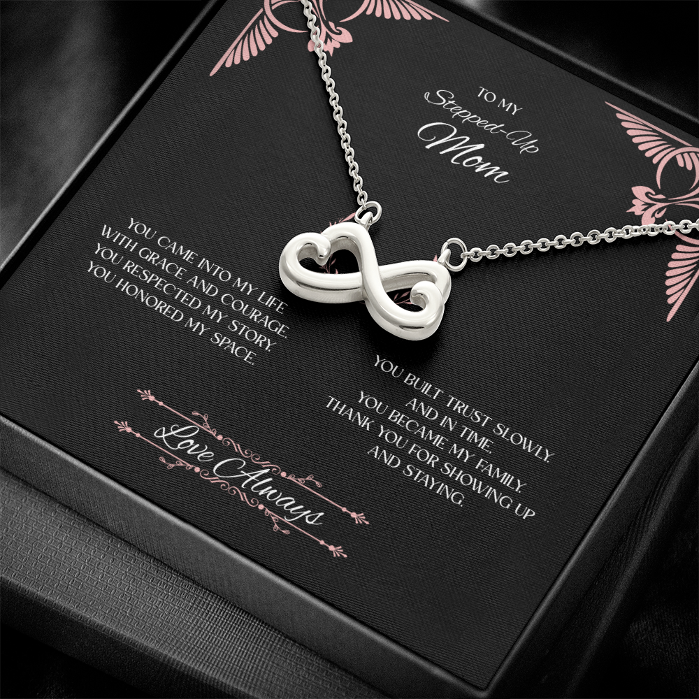 To My Stepped-Up Mom -Endless Love Necklace