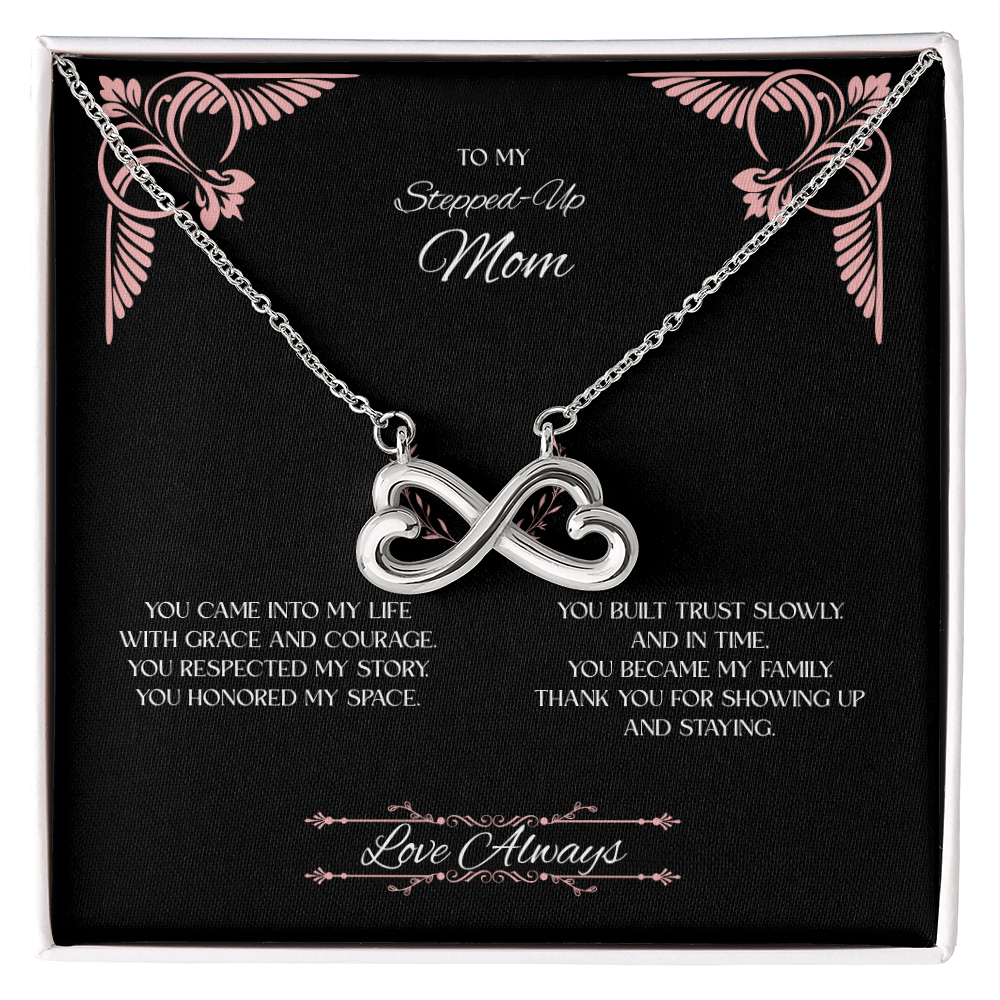 To My Stepped-Up Mom -Endless Love Necklace