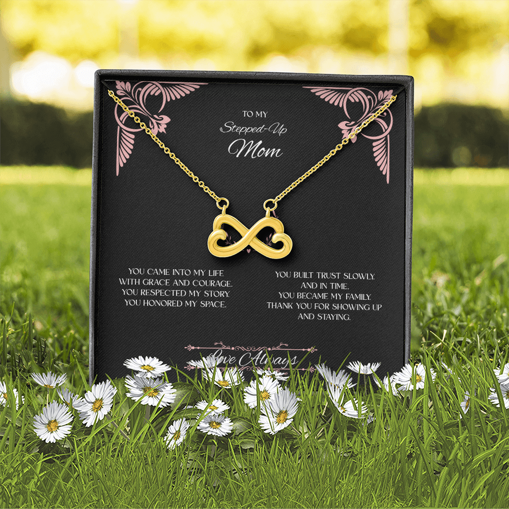 To My Stepped-Up Mom -Endless Love Necklace