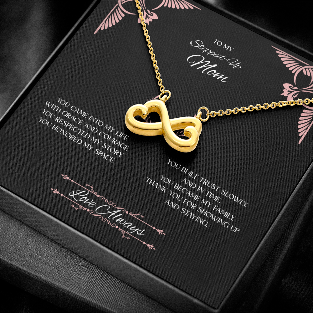 To My Stepped-Up Mom -Endless Love Necklace