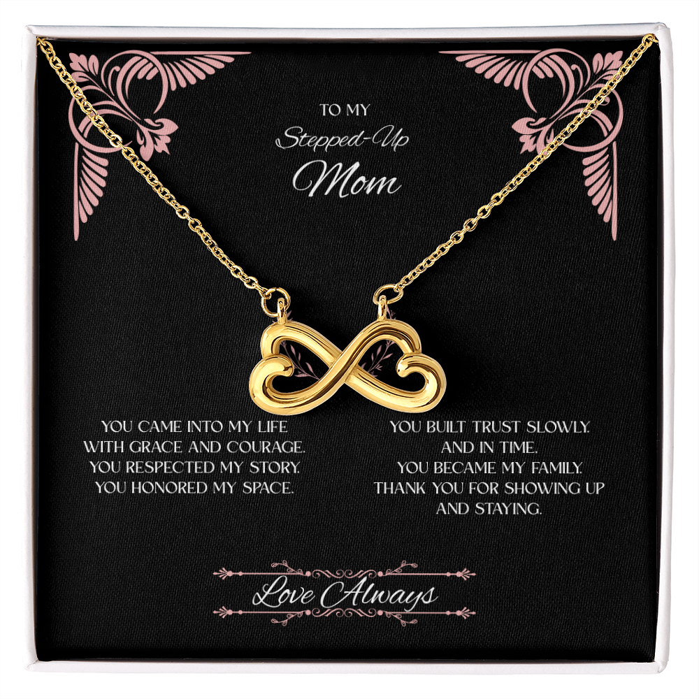 To My Stepped-Up Mom -Endless Love Necklace