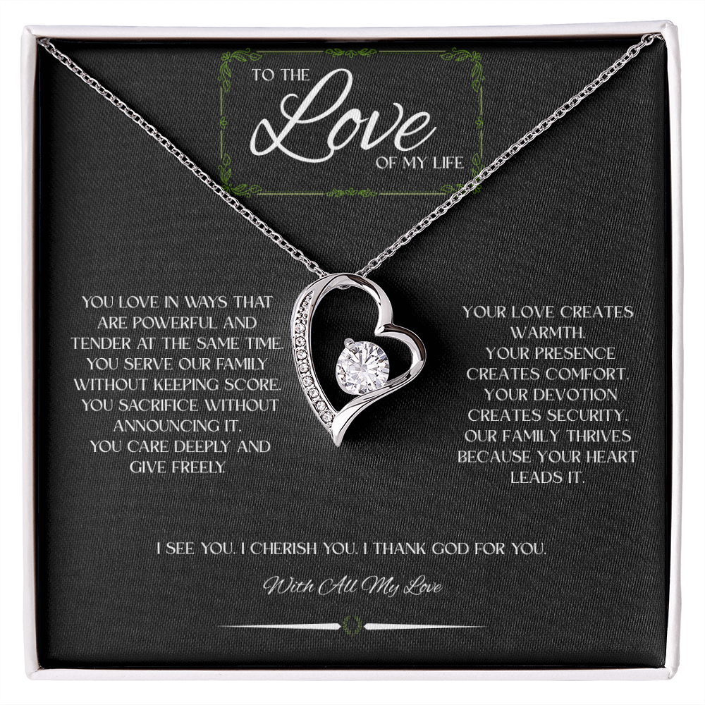 To The Love Of My Life - Forever Love Necklace