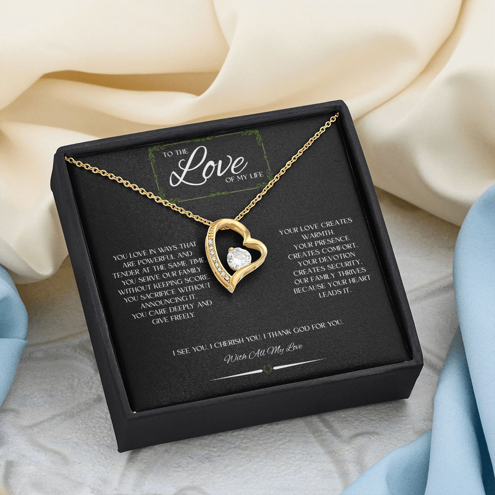 To The Love Of My Life - Forever Love Necklace