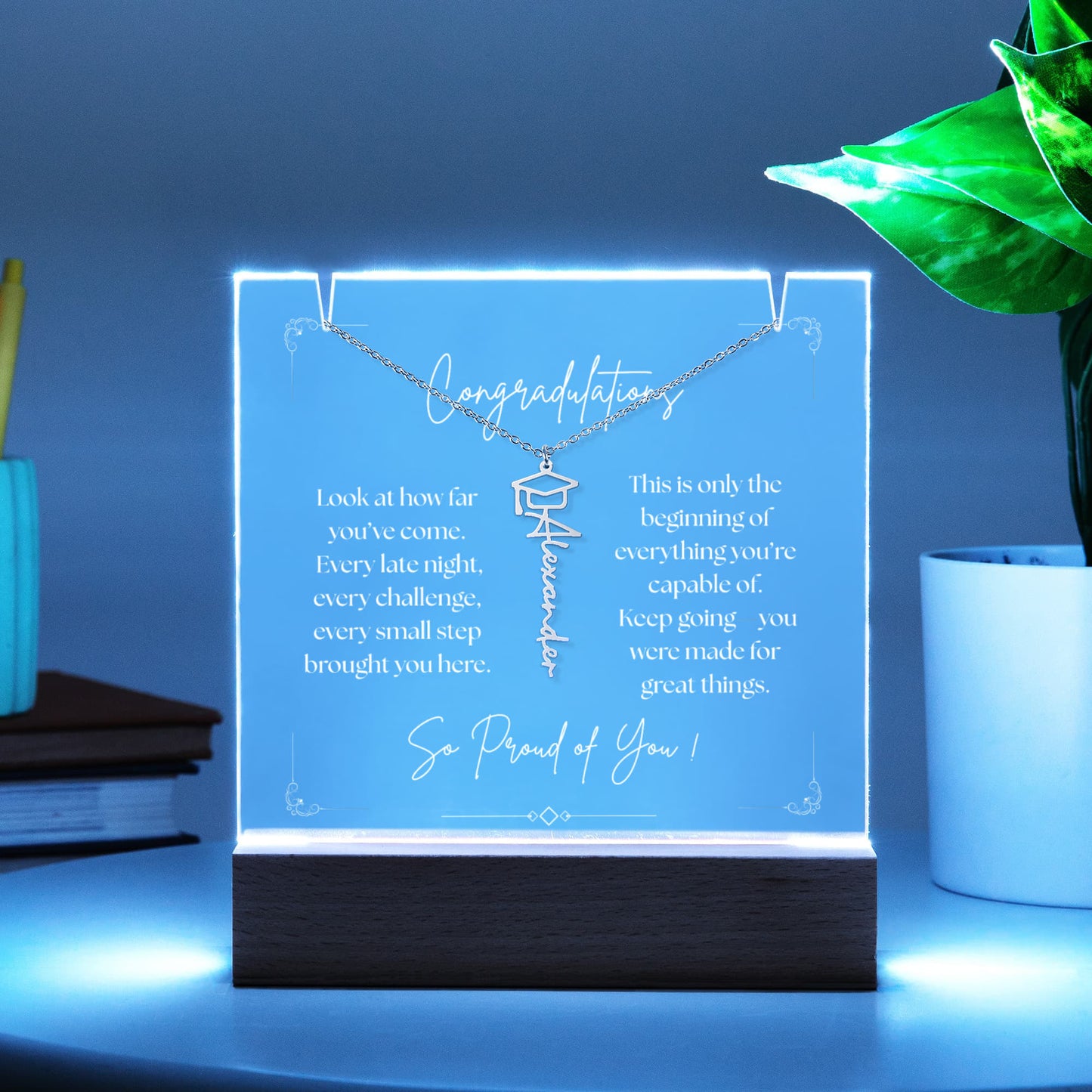 Keepsake Acrylic & Necklace Bundle